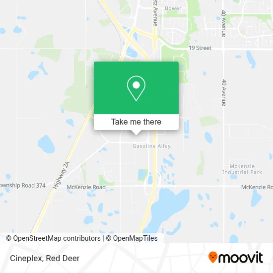 Cineplex map