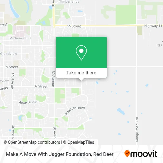 Make A Move With Jagger Foundation map