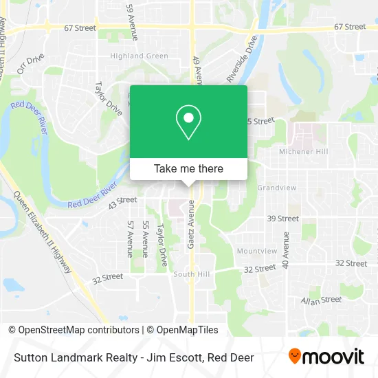 Sutton Landmark Realty  - Jim Escott map