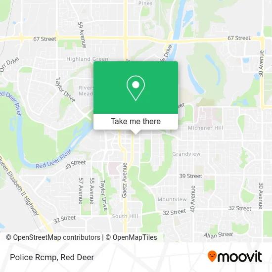 Police Rcmp map