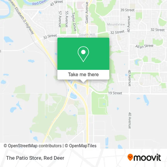 The Patio Store map