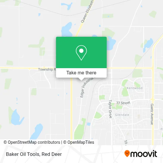 Baker Oil Tools map