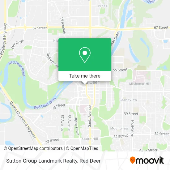 Sutton Group-Landmark Realty map