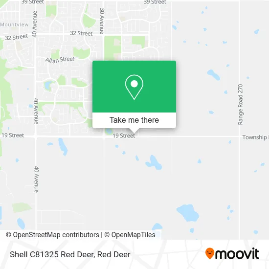 Shell C81325 Red Deer map