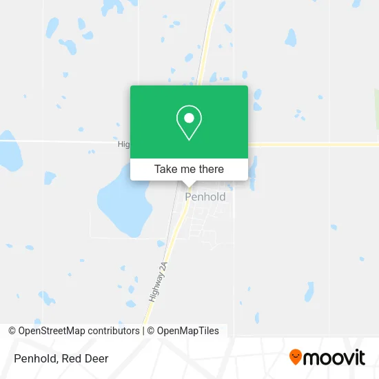 Penhold map