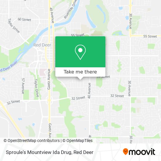 Sproule's Mountview Ida Drug map
