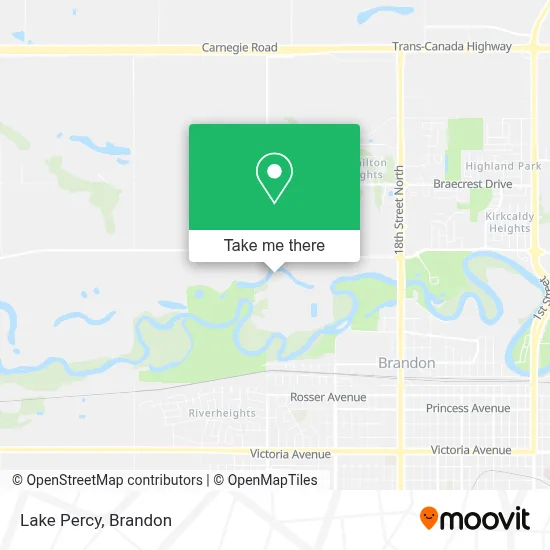 Lake Percy map