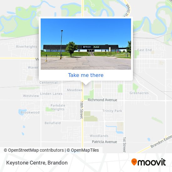 Keystone Centre map