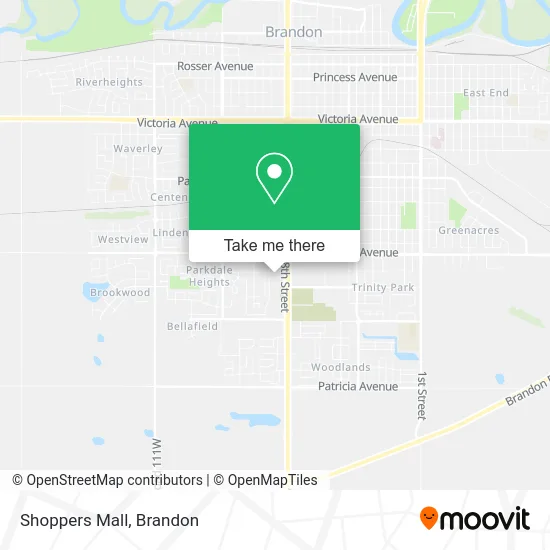 Shoppers Mall map
