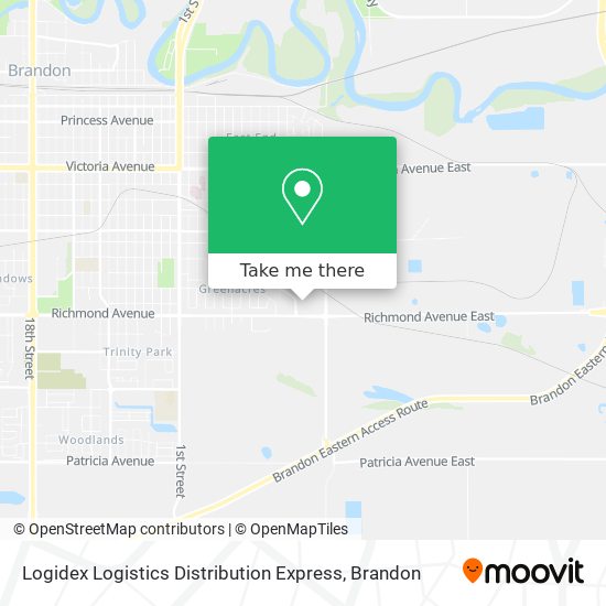 Logidex Logistics Distribution Express map