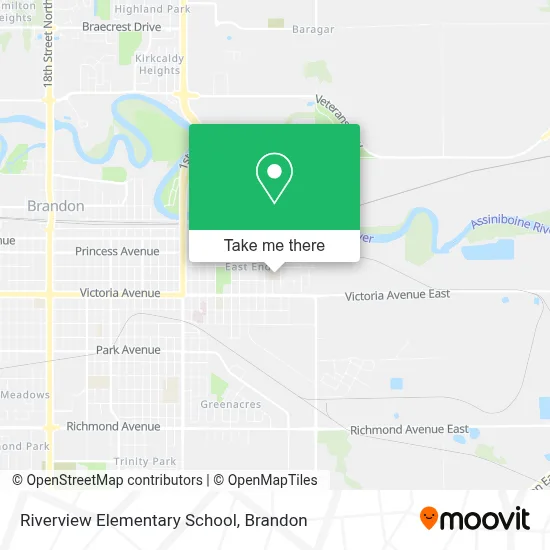 Riverview Elementary School map