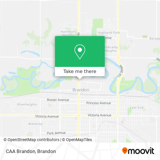 CAA Brandon map