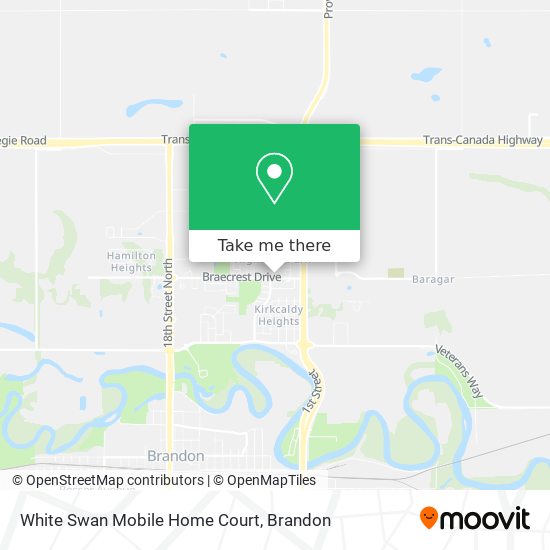 White Swan Mobile Home Court plan