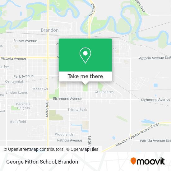 George Fitton School map