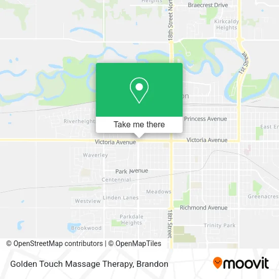 Golden Touch Massage Therapy map