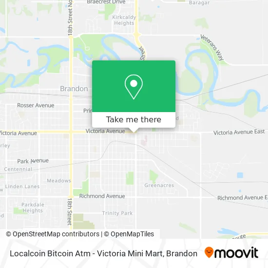 Localcoin Bitcoin Atm - Victoria Mini Mart map
