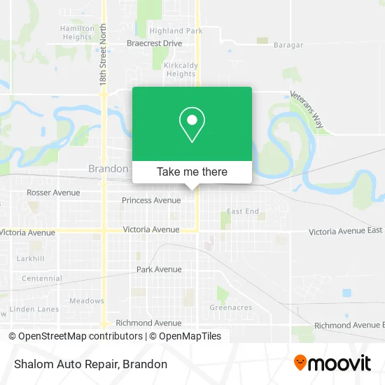 Shalom Auto Repair map