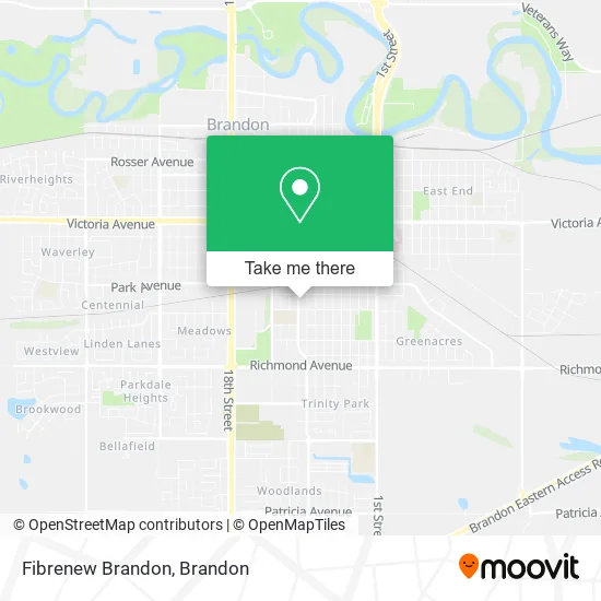 Fibrenew Brandon map