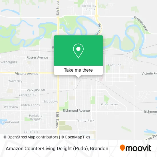 Amazon Counter-Living Delight (Pudo) map