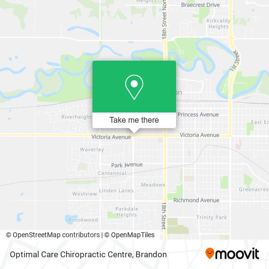 Optimal Care Chiropractic Centre map