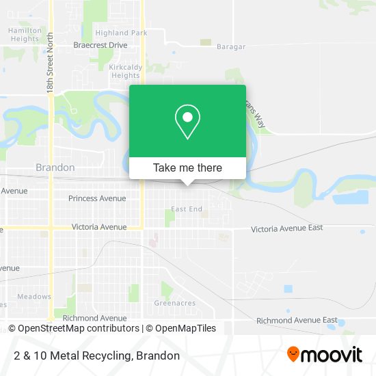 2 & 10 Metal Recycling map