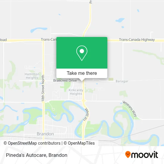 Pineda's Autocare map