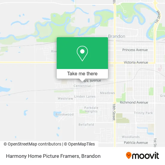 Harmony Home Picture Framers map