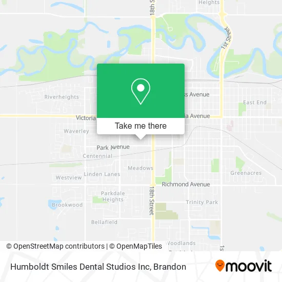 Humboldt Smiles Dental Studios Inc map