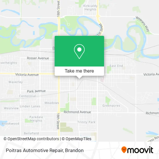 Poitras Automotive Repair map