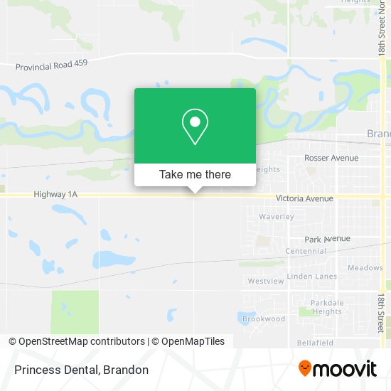 Princess Dental map