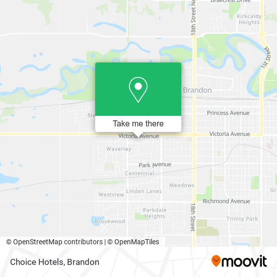 Choice Hotels map