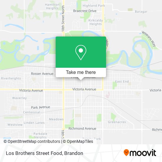 Los Brothers Street Food map