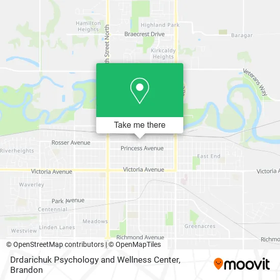 Drdarichuk Psychology and Wellness Center map