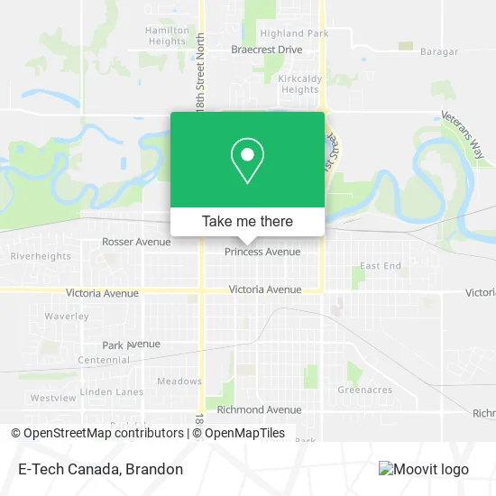 E-Tech Canada map