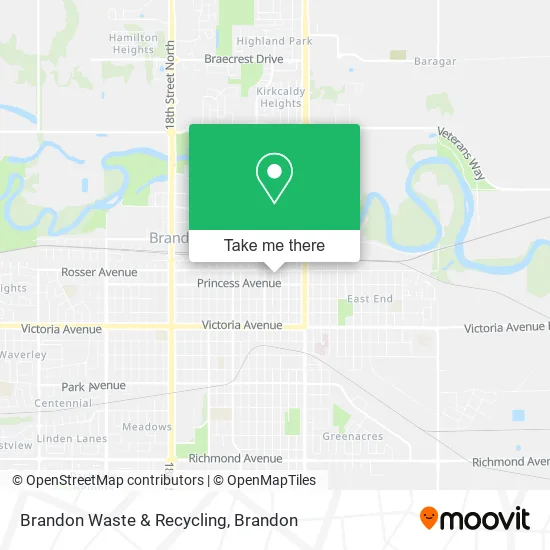 Brandon Waste & Recycling map