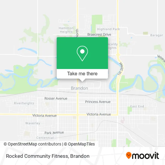 Rocked Community Fitness map