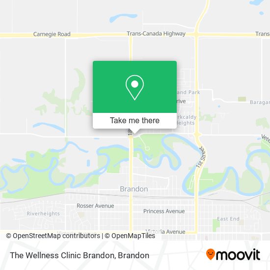 The Wellness Clinic Brandon map