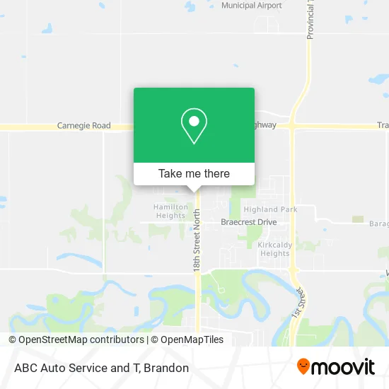 ABC Auto Service and T map