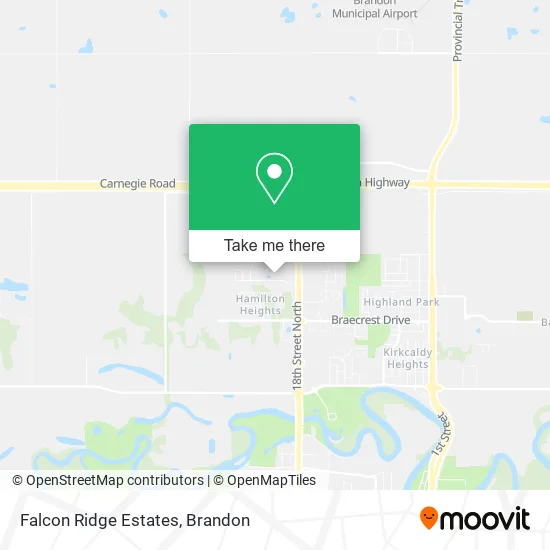 Falcon Ridge Estates map