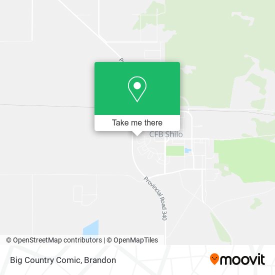 Big Country Comic map