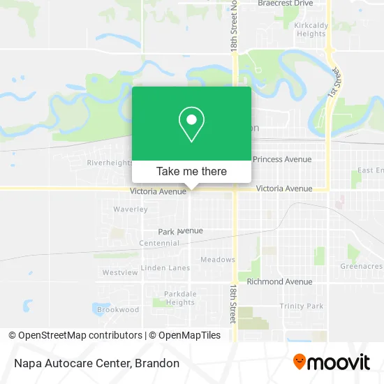 Napa Autocare Center map