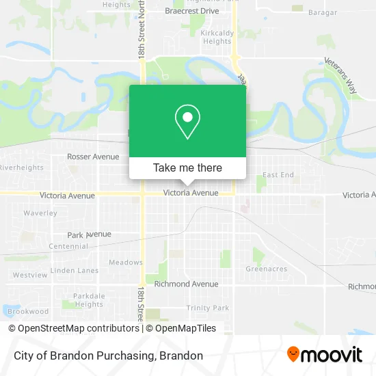 City of Brandon Purchasing map