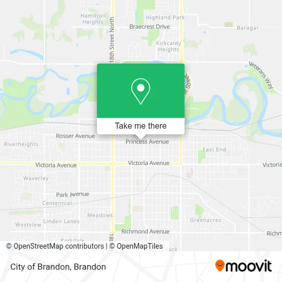 City of Brandon map