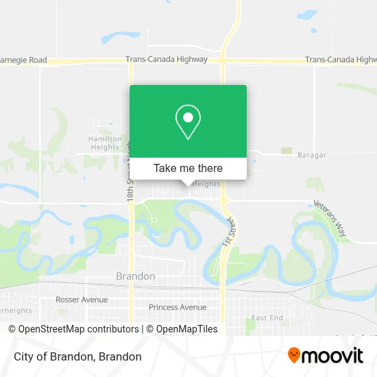 City of Brandon map
