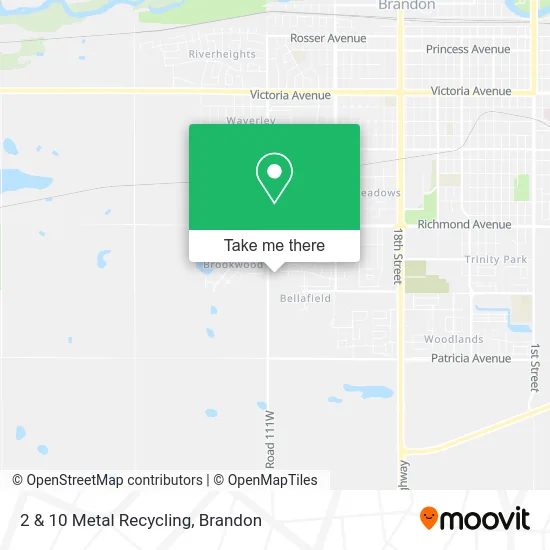 2 & 10 Metal Recycling map