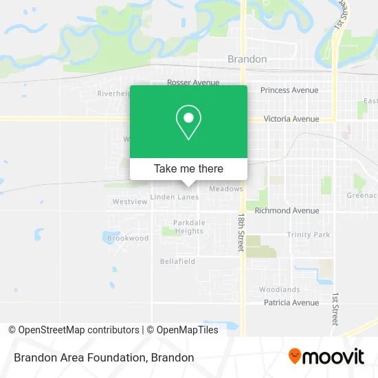 Brandon Area Foundation map