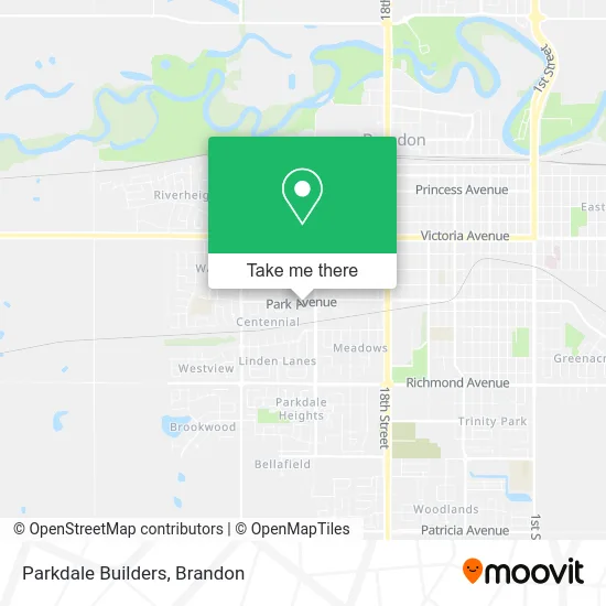 Parkdale Builders map