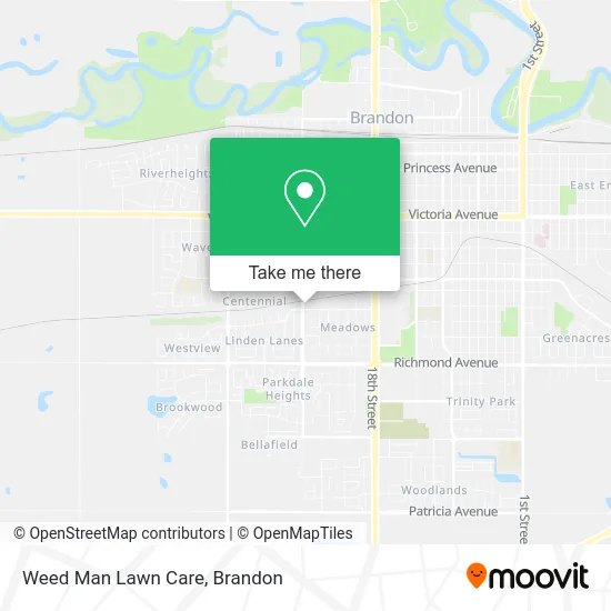 Weed Man Lawn Care map