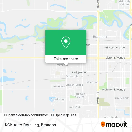KGK Auto Detailing map