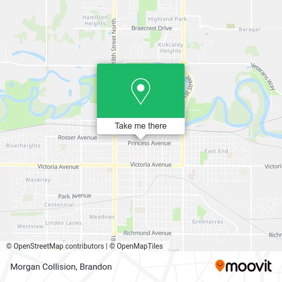 Morgan Collision map